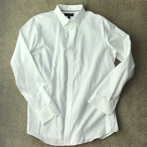 White banana republic dress shirt